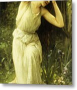 A Nymph In The Forest Metal Print