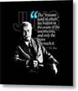A Quote From Carl Gustav Jung Quote #12 Of 50 Available Metal Print