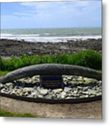 A Rib Bone From A Fin Whale Metal Print