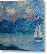 A Sailboat For The Mind #2 Metal Print