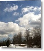 A Scenic Winter Metal Print