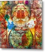 A Spattering Of Color Metal Print