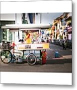 A Typical #georgetown Street Scene. So Metal Print