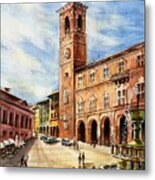 A View From Fabriano Metal Print