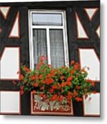 A Window In Rudesheim 3 Metal Print