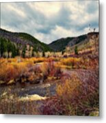 A Wyoming Autumn Day Metal Print