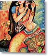 Aanandinii And The Fishes Metal Print