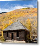 Abandoned Cabin Near The Old Mining Town Of Ironton Metal Print