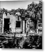 Abandoned Shed Metal Print