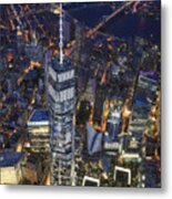 Above The Freedom Tower Wtc Metal Print