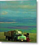 Above The Valley Metal Print