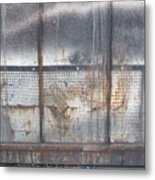 Abq Train Depot Abstract #3 Metal Print