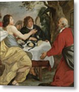 Abraham And The Angels Metal Print