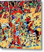 Abstract/ A Floral Tree Forest 6 Metal Print