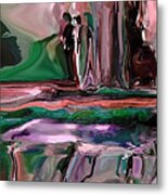 Abstract A Time And A Different Place Metal Print