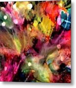 Abstract Bouquet Metal Print