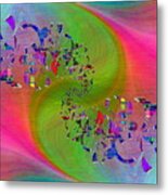 Abstract Cubed 381 Metal Print