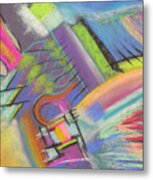 Abstract Expressive 003 Metal Print