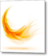 Abstract Feather Metal Print