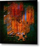 Abstract Fields Metal Print