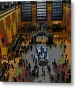 Abstract - From Catwalk Of Grand Central Terminal Metal Print