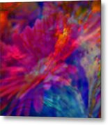 Abstract Gypsy Flower Metal Print