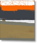 Abstract Orange 1 Metal Print
