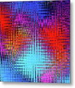 Abstract Suns Metal Print