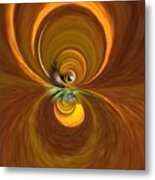 Abstracted From Sunflower Metal Print