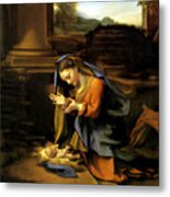 Adoration Of The Child Metal Print