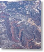 Aerial - Multicolored Earth Metal Print