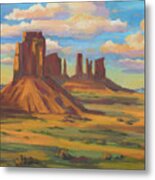 Afternoon Light Monument Valley Metal Print