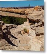 Agate Bridge - Petrified Forest National Park Metal Print