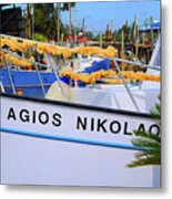 Agios Nikolaos Metal Print