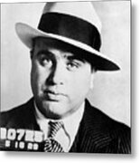 Al Capone Mugsot Metal Print