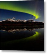 Alaska Northern Lights Metal Print