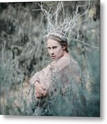 Albino In The Forest 1. Prickle Tenderness Metal Print