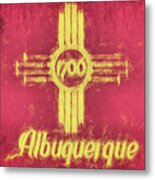 Albuquerque City Flag Metal Print