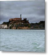 Alcatraz Storm Metal Print