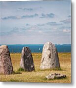 Ales Megalithic Standing Stones Metal Print