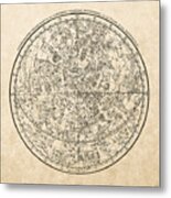 Alexander Jamieson's Celestial Atlas - Northern Hemisphere Metal Print