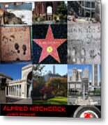 Alfred Hitchcock Jimmy Stewart Kim Novak Vertigo San Francisco 20150608 Text Black Metal Print