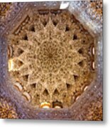Alhambra Palace Rotunda Metal Print