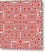 Alhambra Red Metal Print