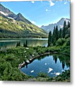 Lake Josephine Summer Sunset Metal Print