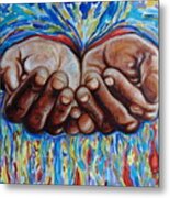 All In Your Hands Metal Print