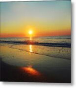 All That Shimmers Is Golden Metal Print
