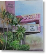 Aloha Varsity Theater Metal Print