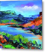 Along Colorado River - Utah Metal Print