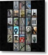 Alphabet Illusion. Www.atozillusions.com Metal Print